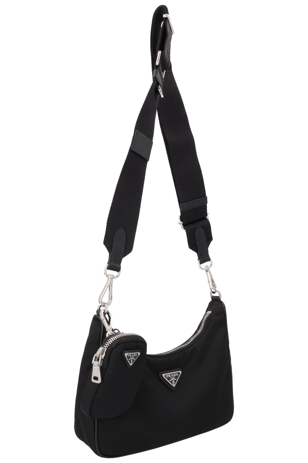 PRADA Re-Edition Nylon Crossbody Bag Black