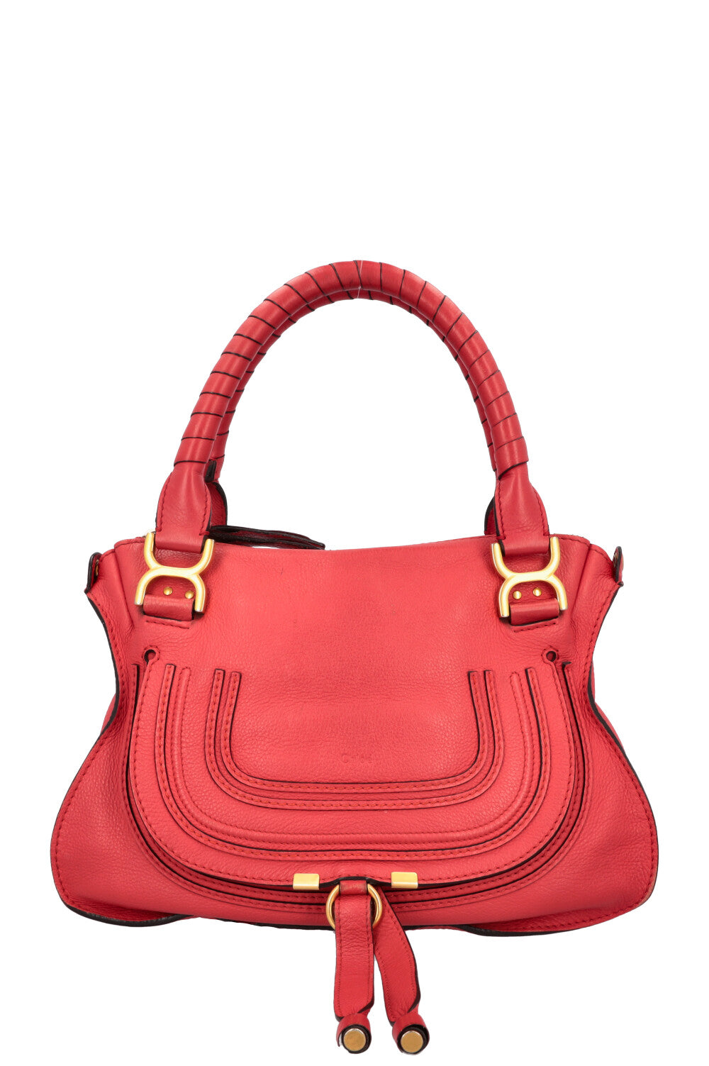 CHLOÉ Marcie Bag Medium Leather Red