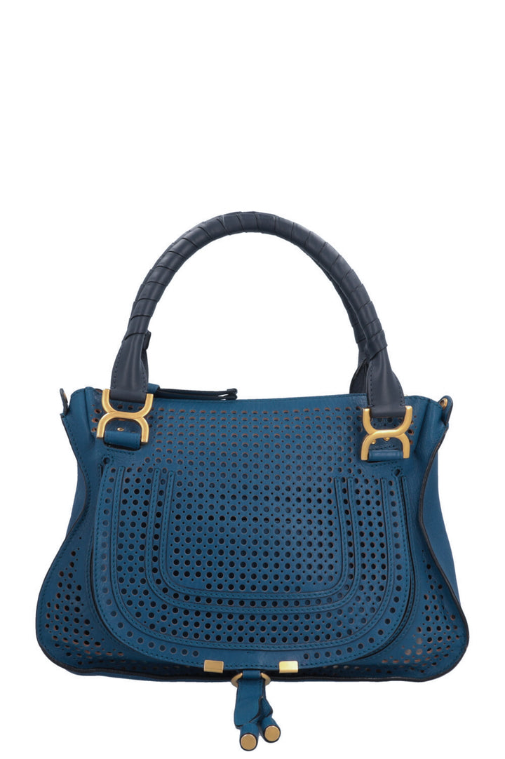 CHLOÉ Marcie Bag Perforated Blue