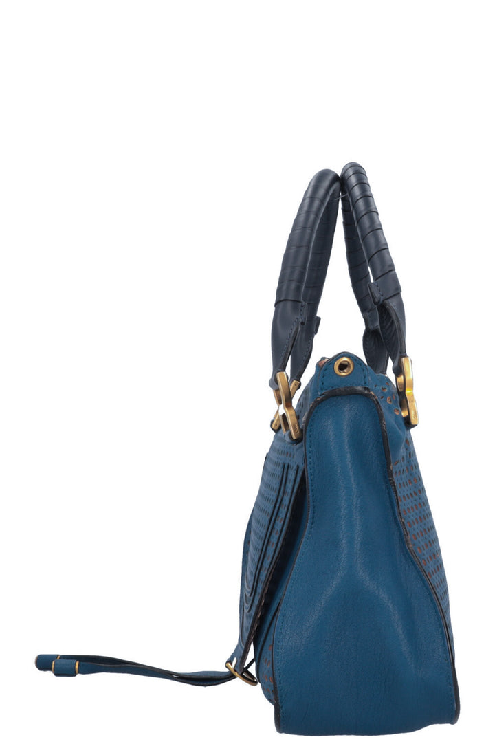 CHLOÉ Marcie Bag Perforated Blue
