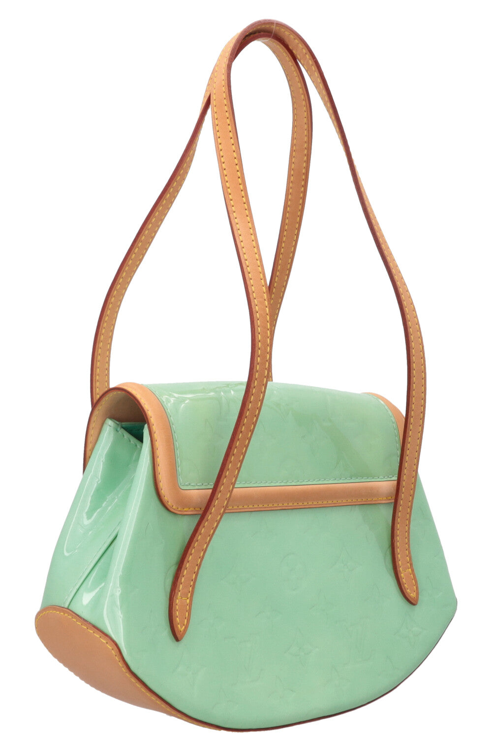LOUIS VUITTON Sac Biscayne PM Monogram Vernis Vert Menthe