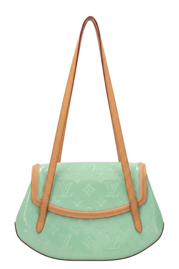 LOUIS VUITTON Sac Biscayne PM Monogram Vernis Vert Menthe