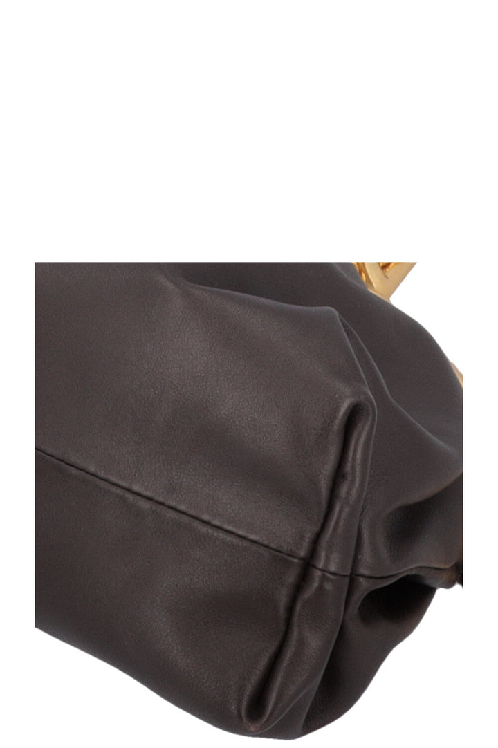 BOTTEGA VENETA The Chain Pouch Bag Brown