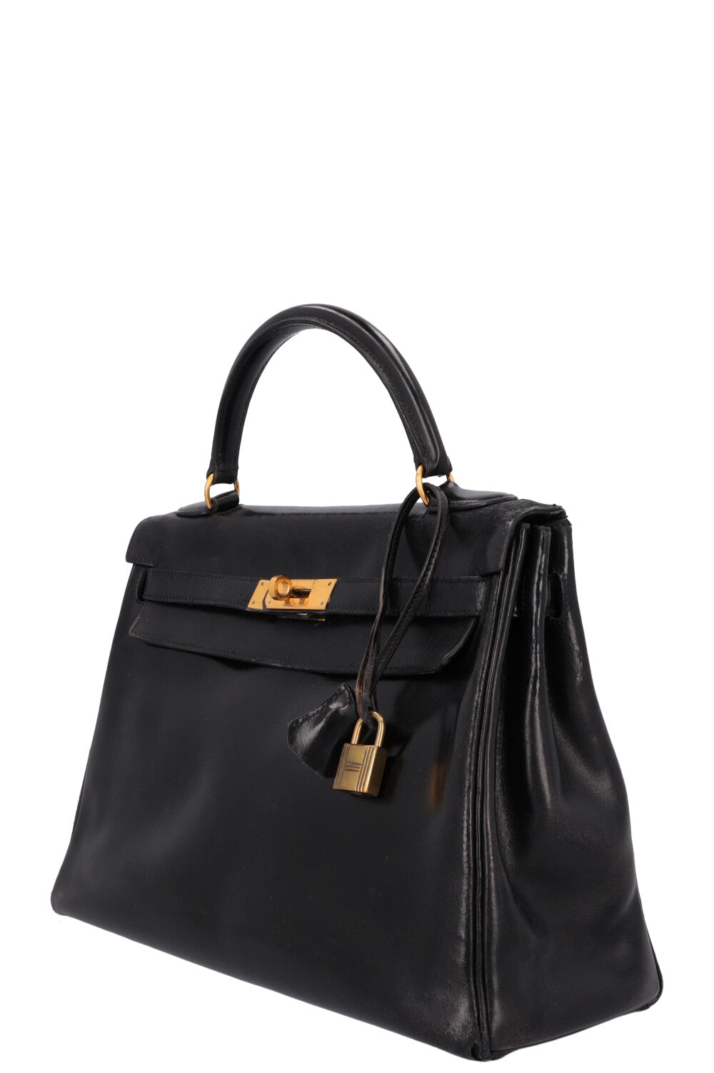 HERMÈS Kelly 32 Box Black