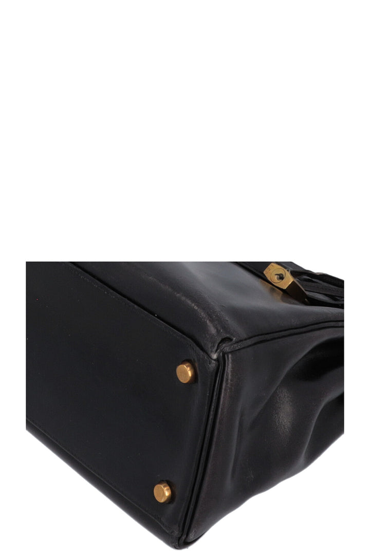 HERMÈS Kelly 32 Box Black