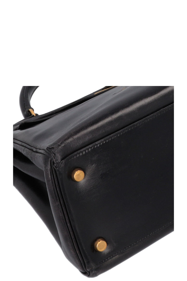 HERMÈS Kelly 32 Box Black