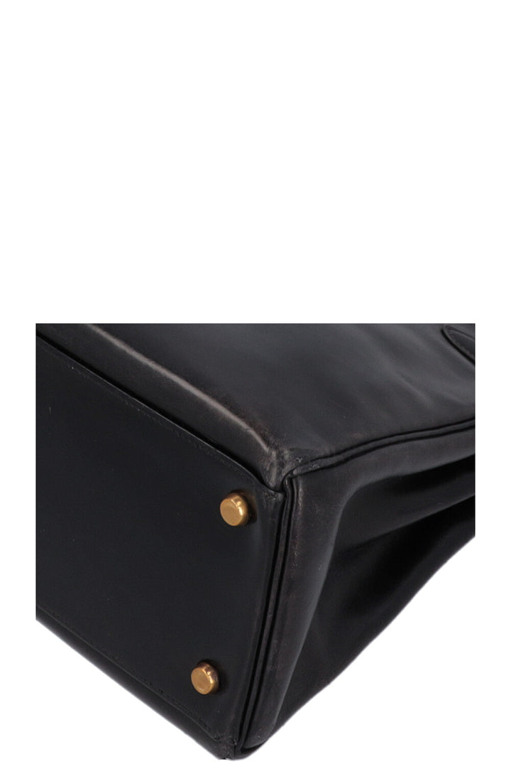 HERMÈS Kelly 32 Box Black