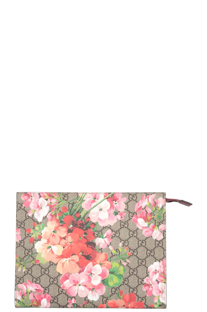 GUCCI GG Supreme Blooms Large Pochette