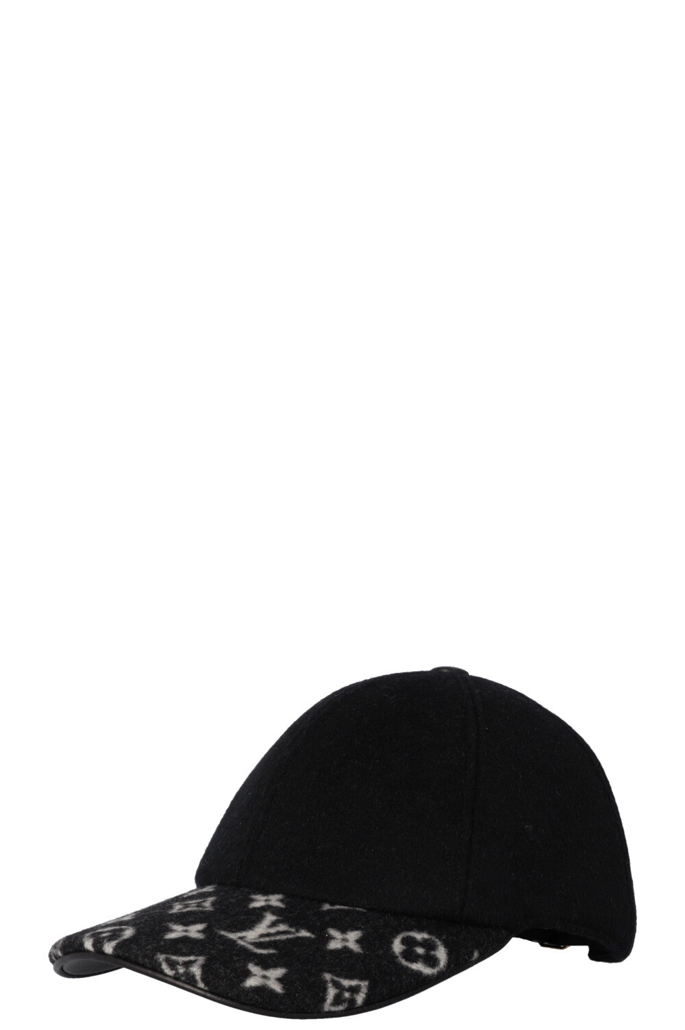 LOUIS VUITTON Cap Wool MNG Black – REAWAKE - Main Image