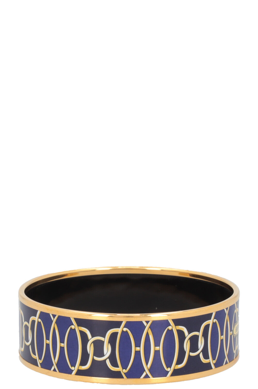 HERMÈS Lift Profile Bracelet Gold Blue