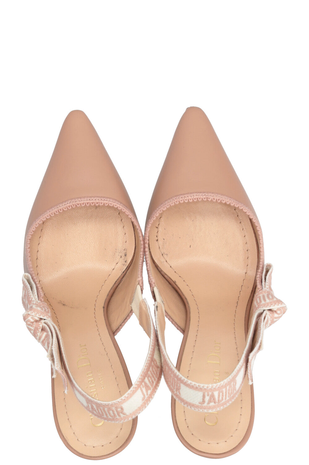 Escarpins CHRISTIAN DIOR J'Adior en cuir nude