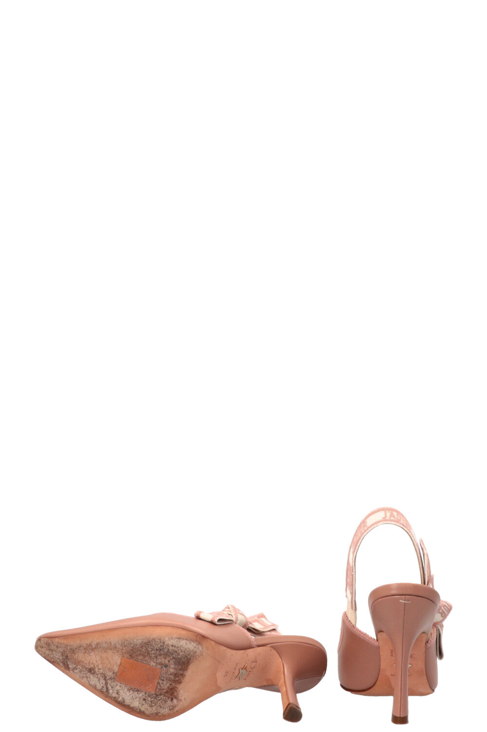 Escarpins CHRISTIAN DIOR J'Adior en cuir nude