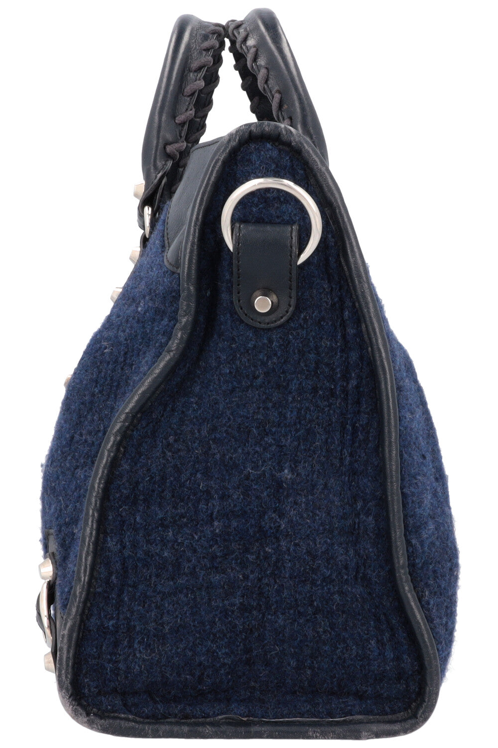 BALENCIAGA Medium City Bag Felt Navy