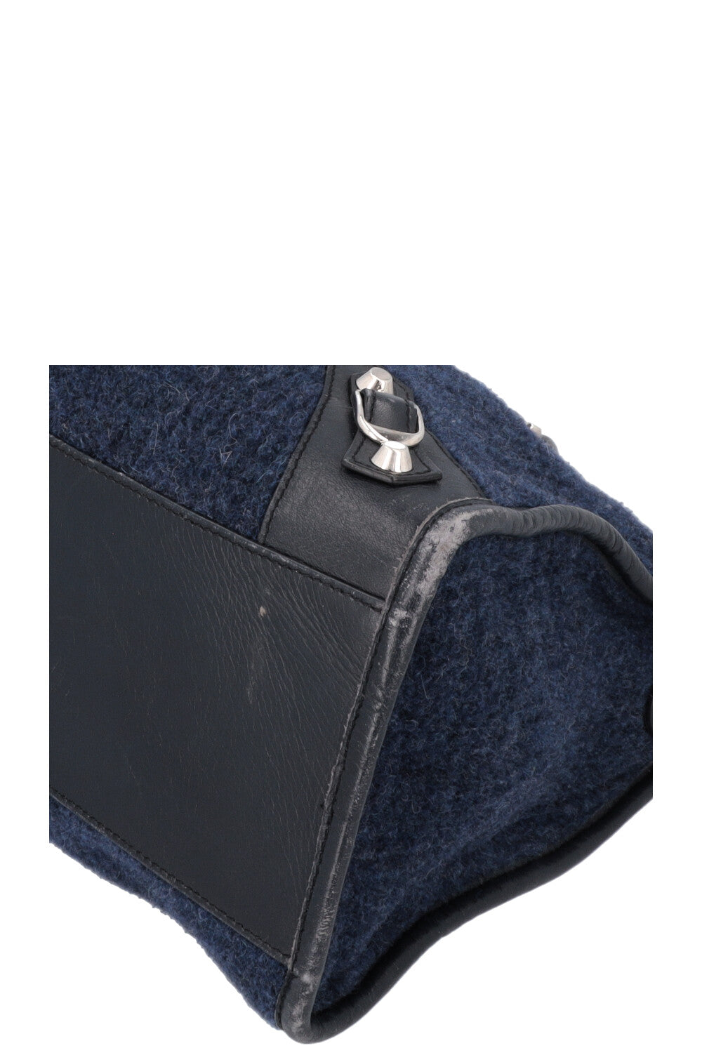 BALENCIAGA Medium City Bag Felt Navy