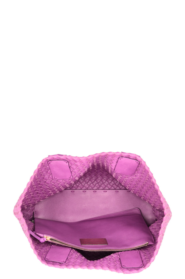 BOTTEGA VENETA Cabat Tote Bag Small Intrecciato Purple