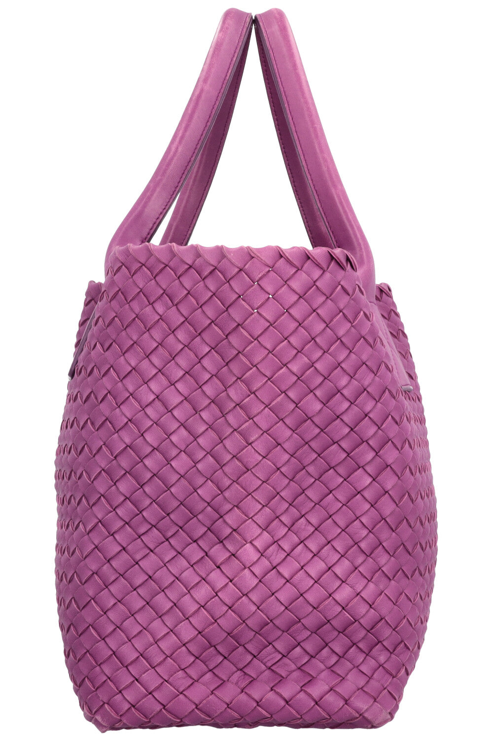 BOTTEGA VENETA Cabat Tote Bag Small Intrecciato Purple