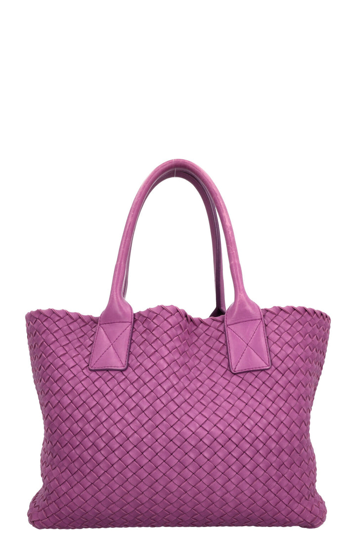 BOTTEGA VENETA Cabat Tote Bag Small Intrecciato Purple