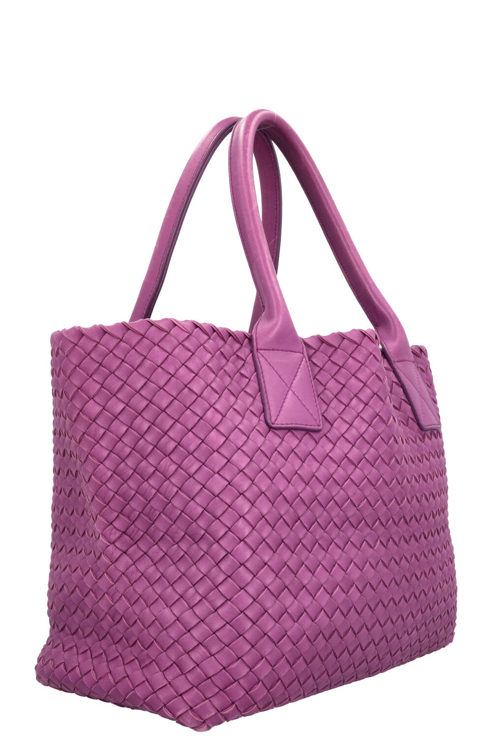 BOTTEGA VENETA Cabat Tote Bag Small Intrecciato Purple