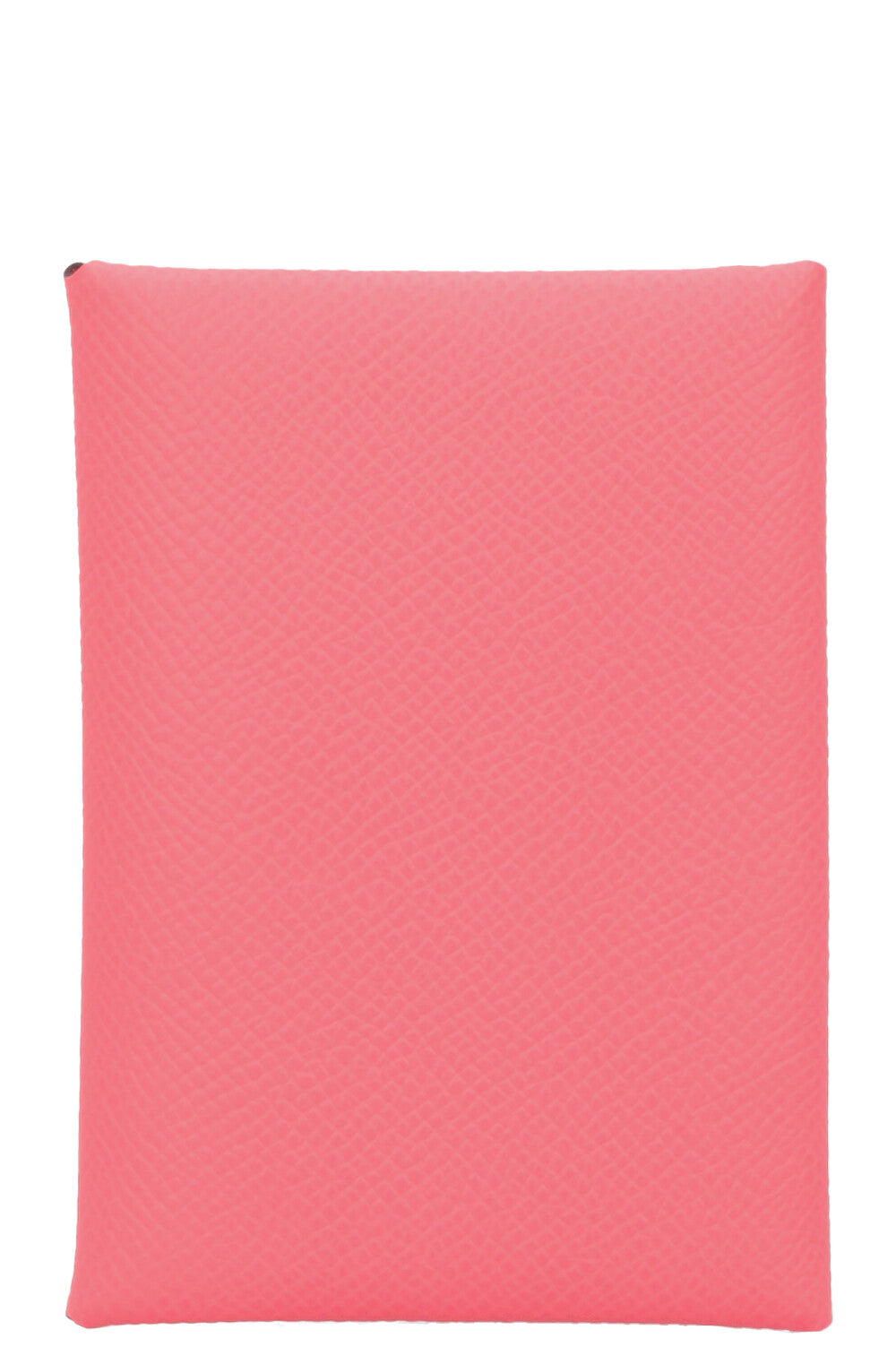 HERMÈS Clavi Duo Compact Wallet Rose Azalée