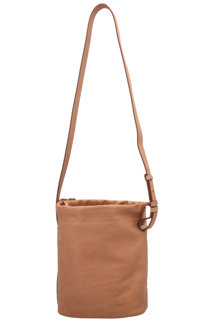 SAINT LAURENT Rive Gauche Bucket Bag Natural Leather