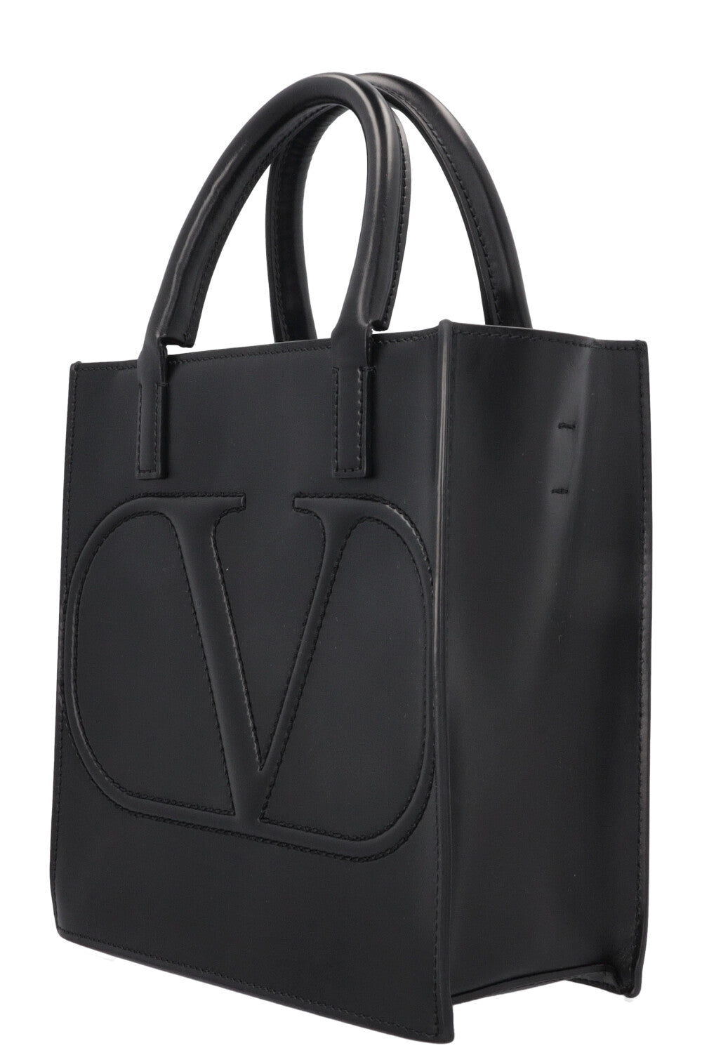Sac cabas VALENTINO V Logo Walk petit format noir