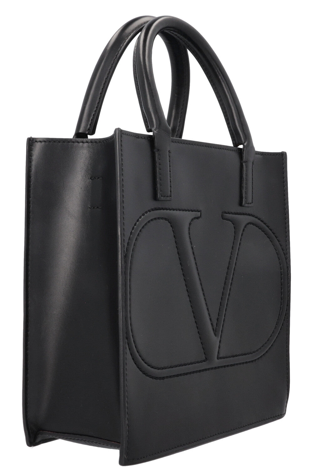 Sac cabas VALENTINO V Logo Walk petit format noir