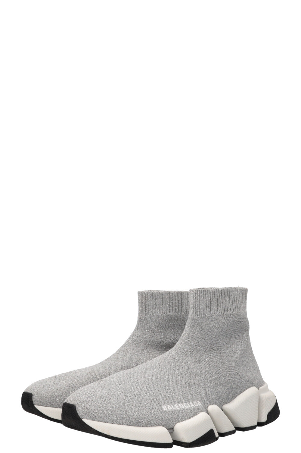BALENCIAGA Speed LT Sock Sneaker Silver
