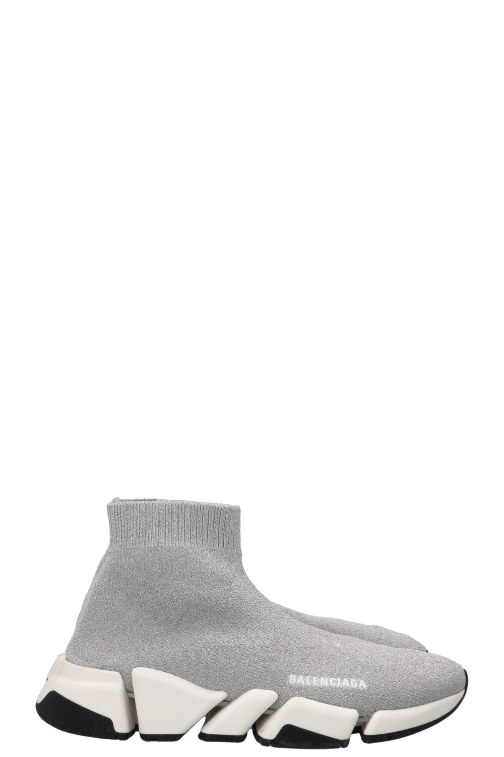 BALENCIAGA Speed LT Sock Sneaker Silver