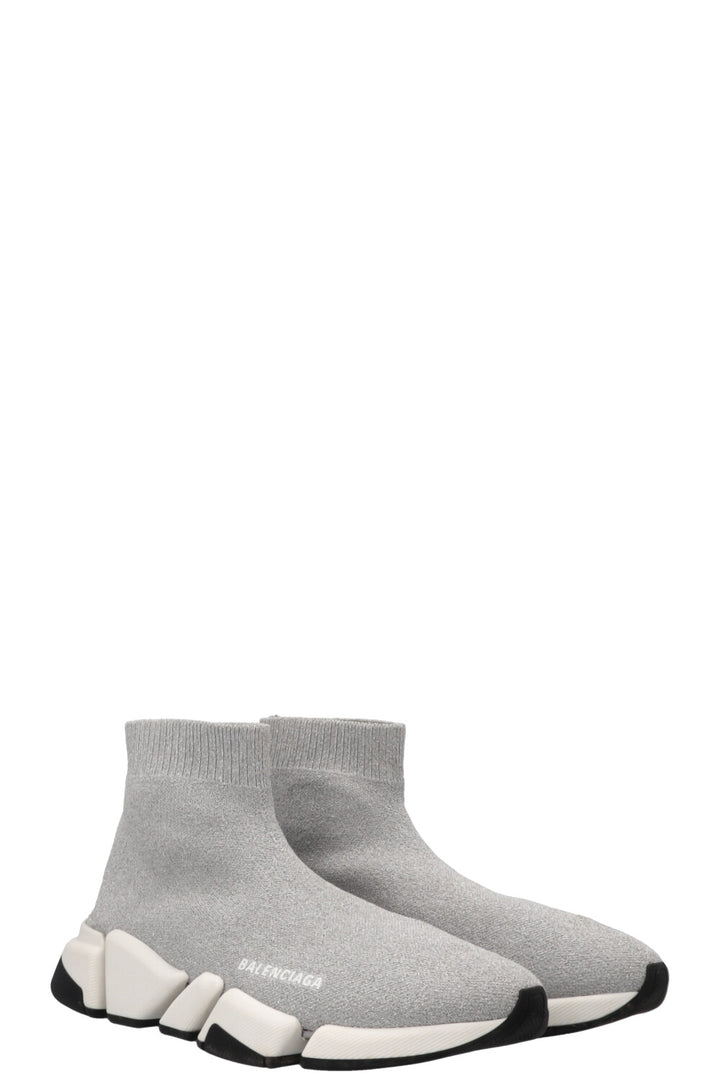 BALENCIAGA Speed LT Sock Sneaker Silver