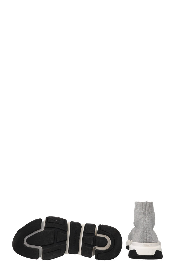 BALENCIAGA Speed LT Sock Sneaker Silver