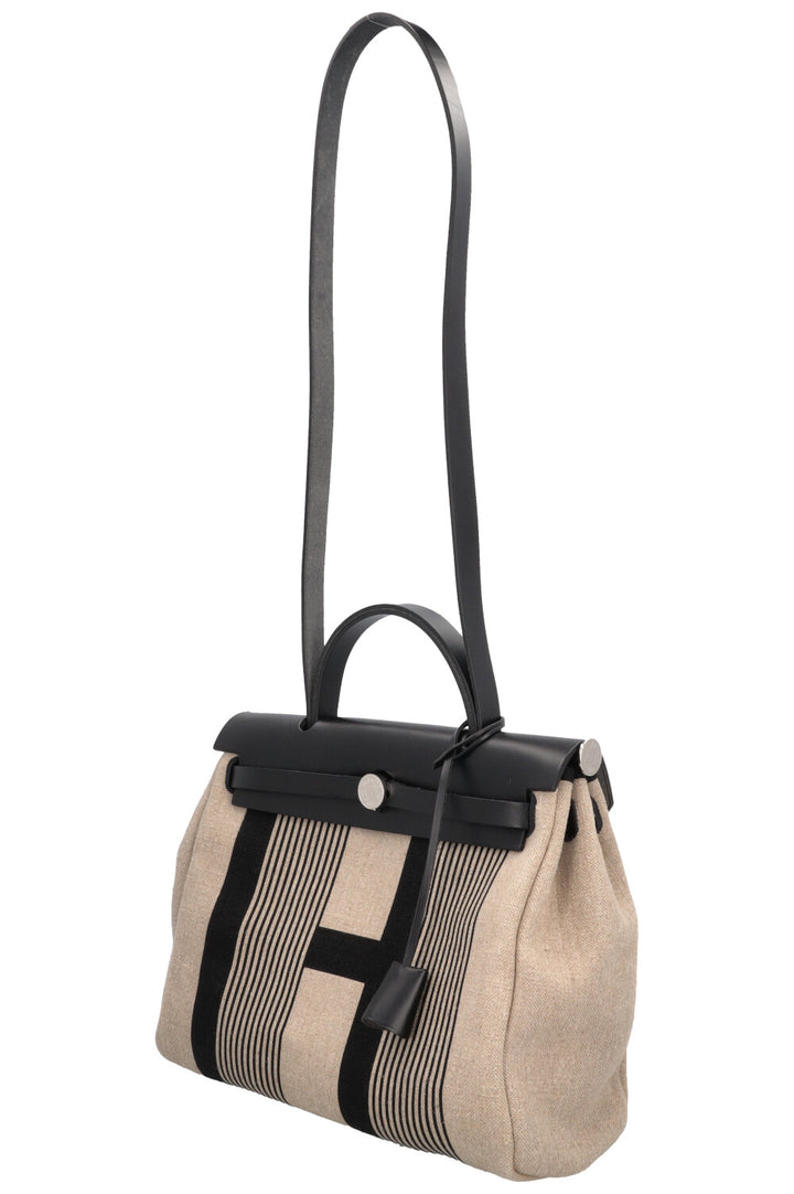 HERMÈS Herbag Zip 31 Toile De Camp H Vache Hunter Bag