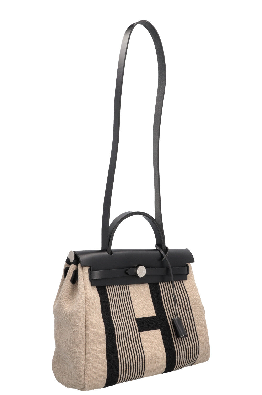 HERMÈS Herbag Zip 31 Toile De Camp H Vache Hunter Bag