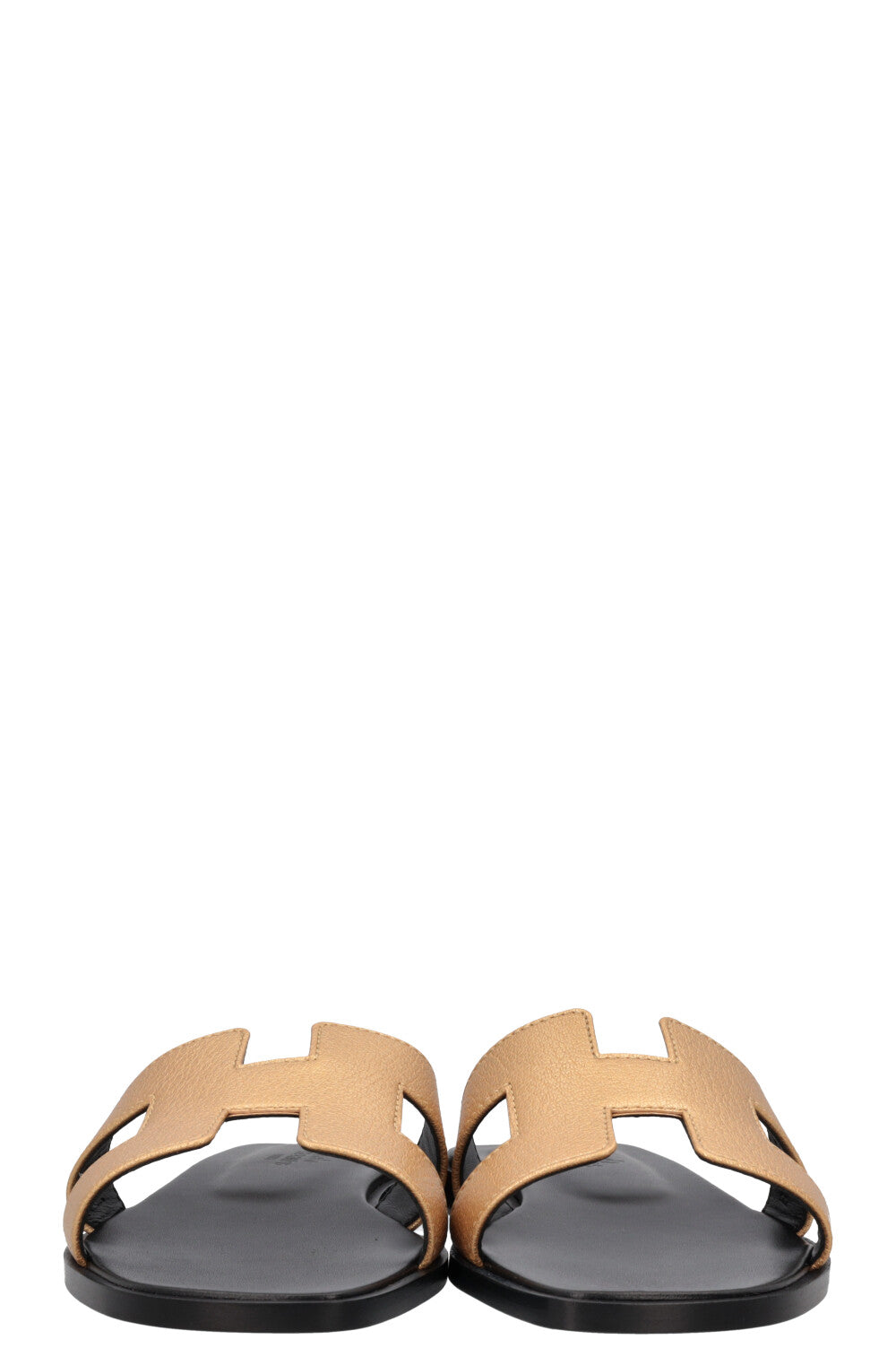 HERMÈS Oran Flats Metallic Gold