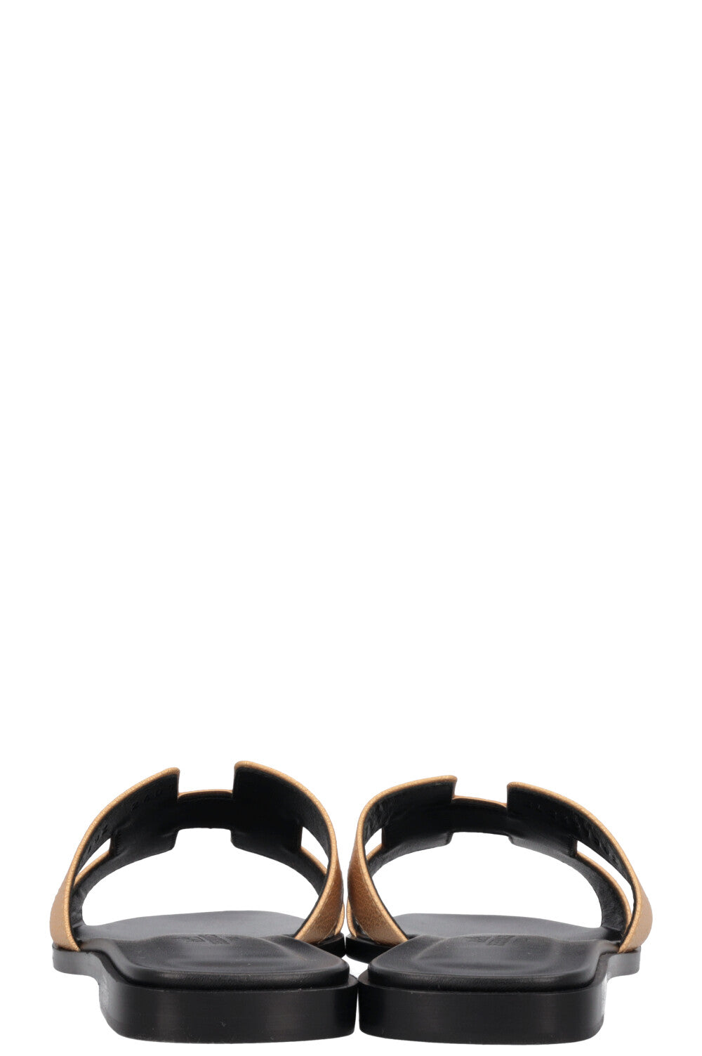 HERMÈS Oran Flats Metallic Gold