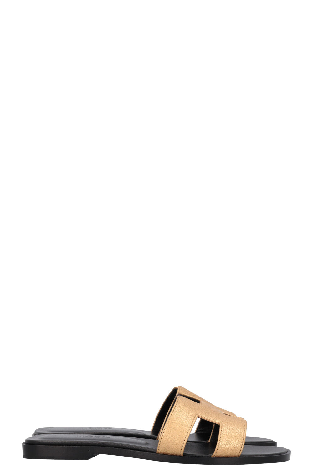 HERMÈS Oran Flats Metallic Gold