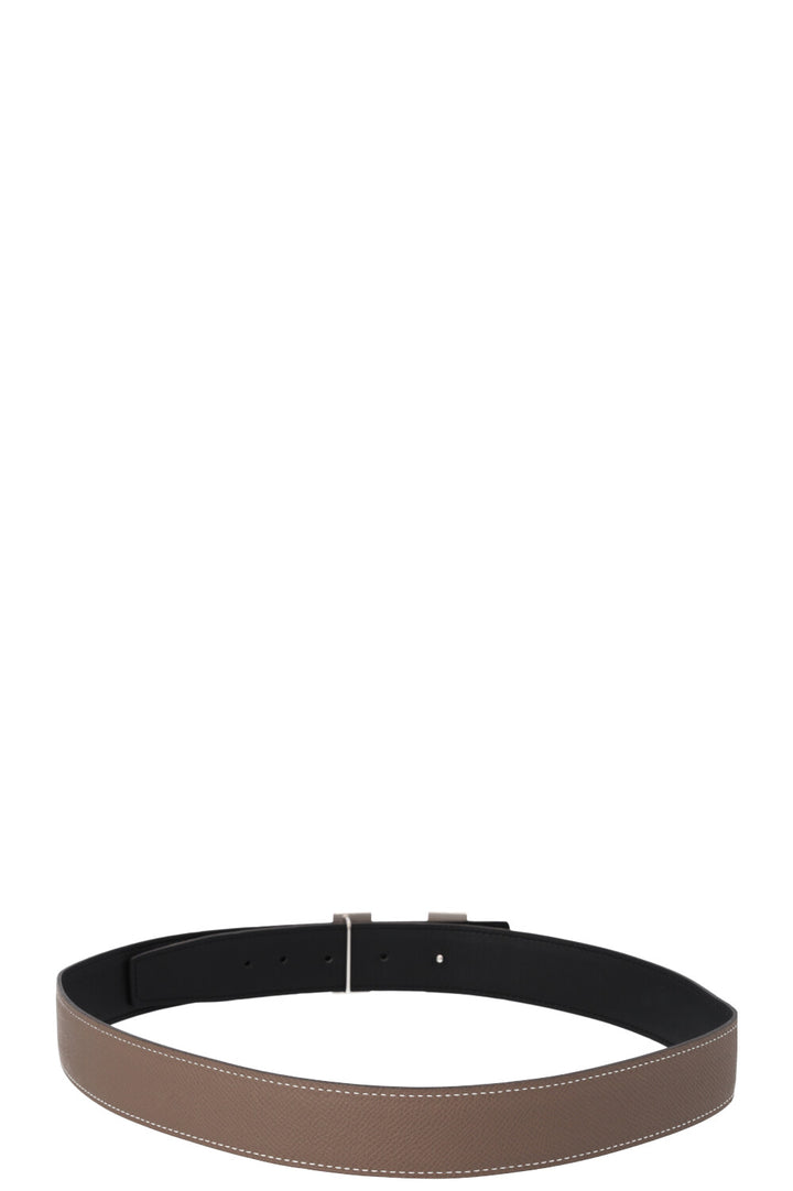 HERMÈS H Belt 32 Étoupe Noir