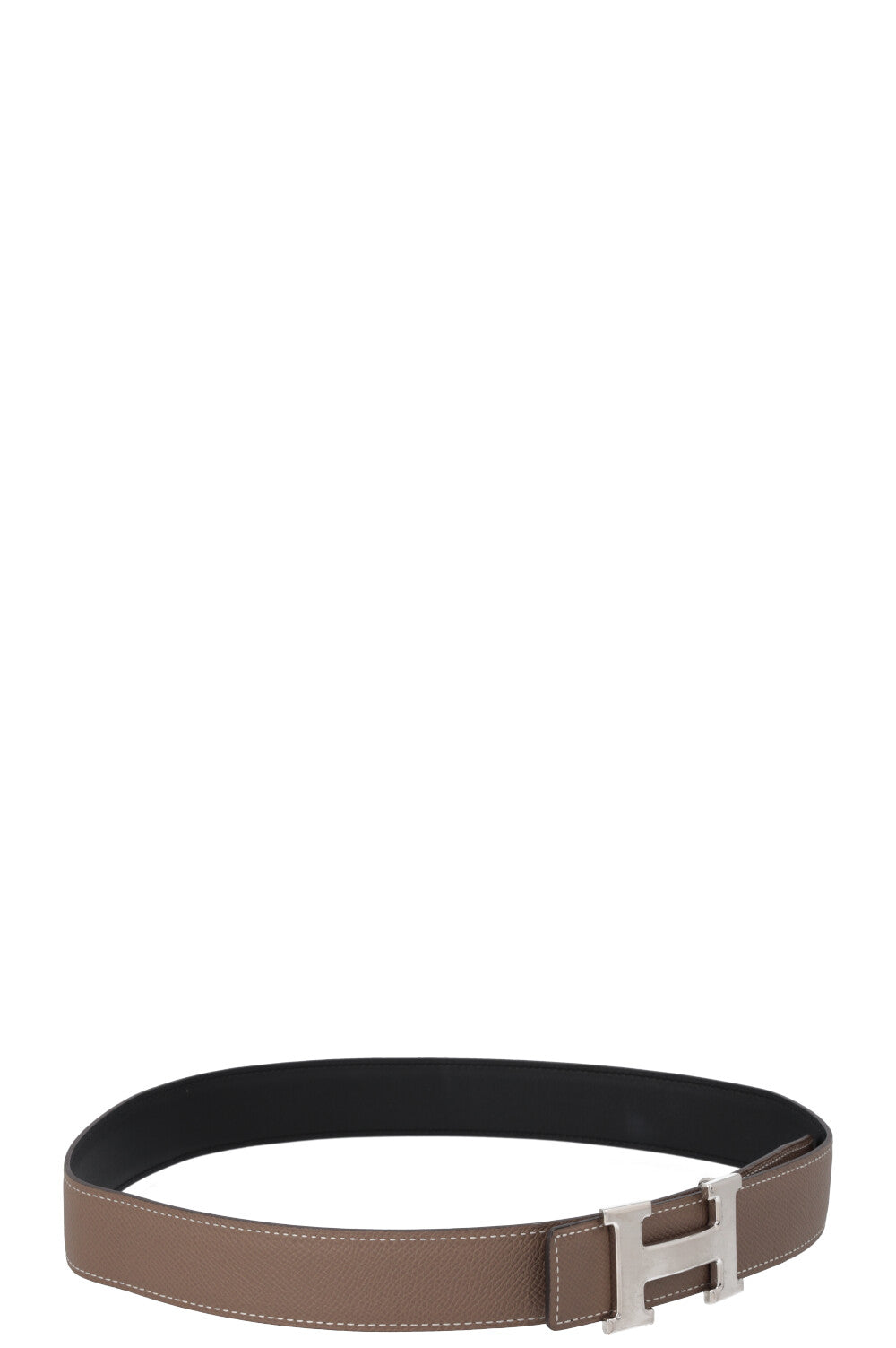 HERMÈS H Belt 32 Étoupe Noir