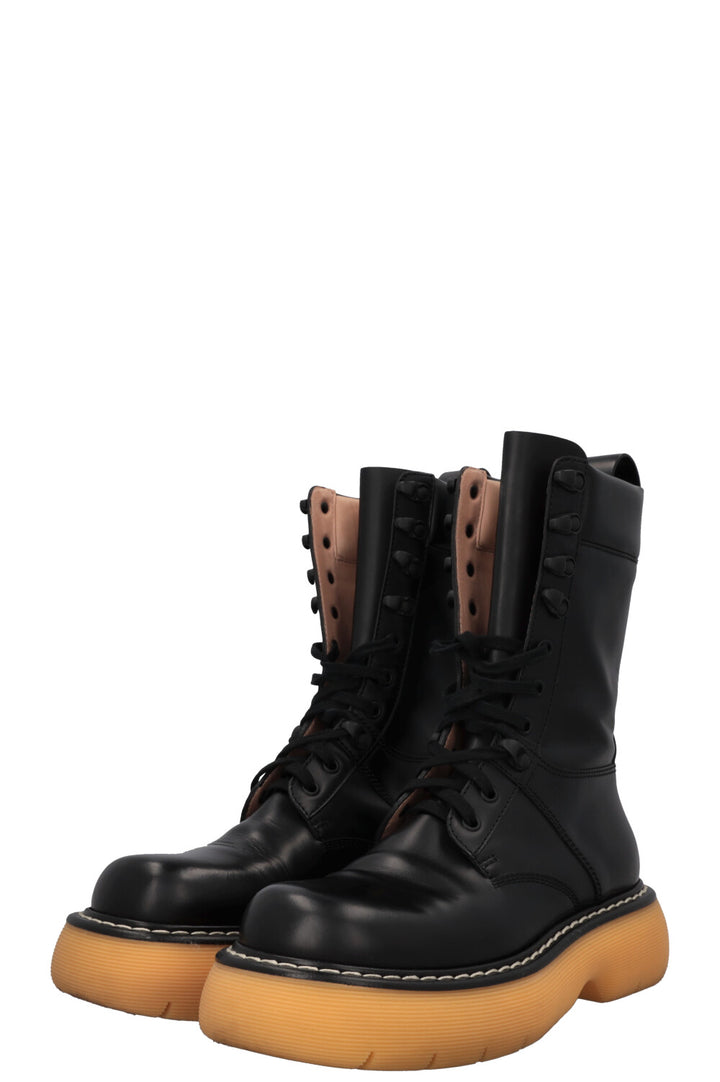 BOTTEGA VENETA The Bounce Boots Leather Black