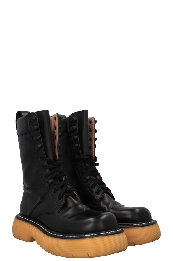 BOTTEGA VENETA Bottes The Bounce Cuir Noir