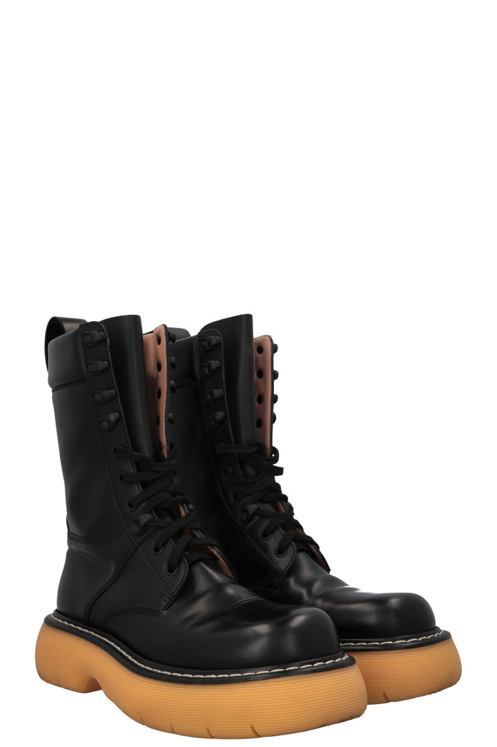 BOTTEGA VENETA The Bounce Boots Leather Black