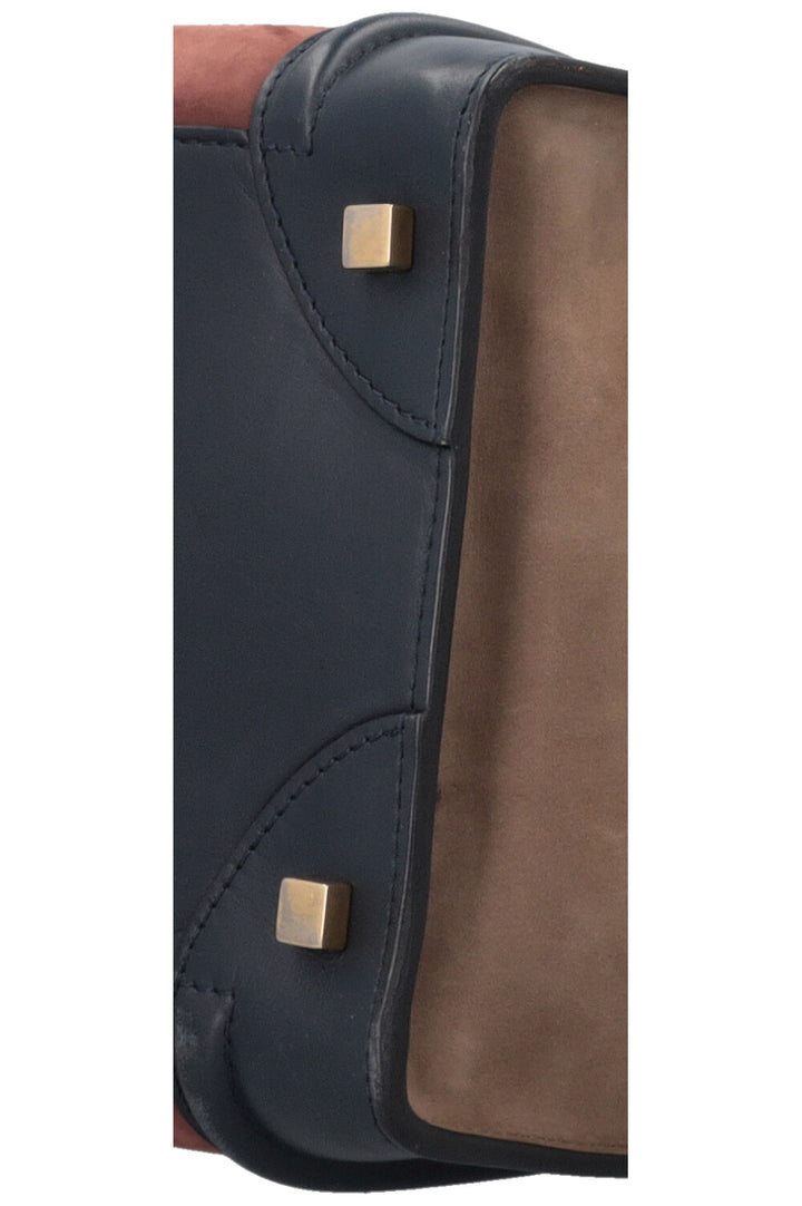 CÉLINE Luggage Mini Tote Bag Tricolor