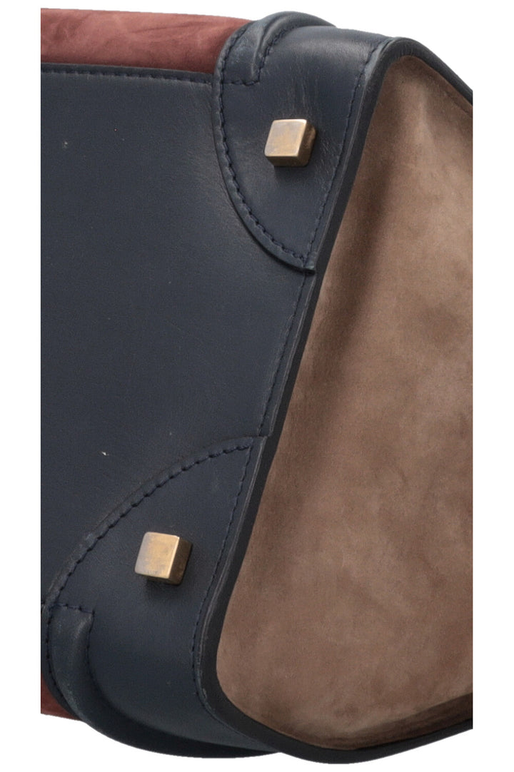 CÉLINE Luggage Mini Tote Bag Tricolor