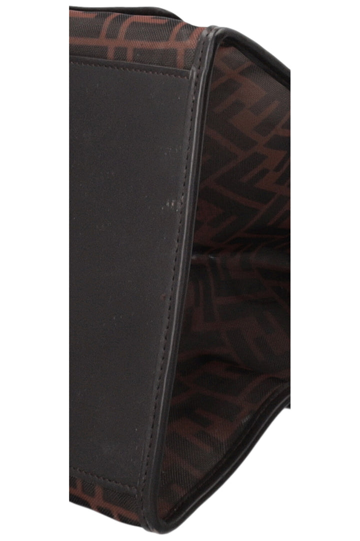 FENDI Runaway Shopping Tote Mesh Brown