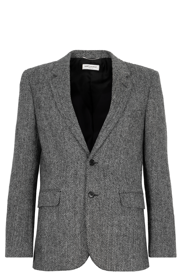 Saint laurent herringbone blazer clearance