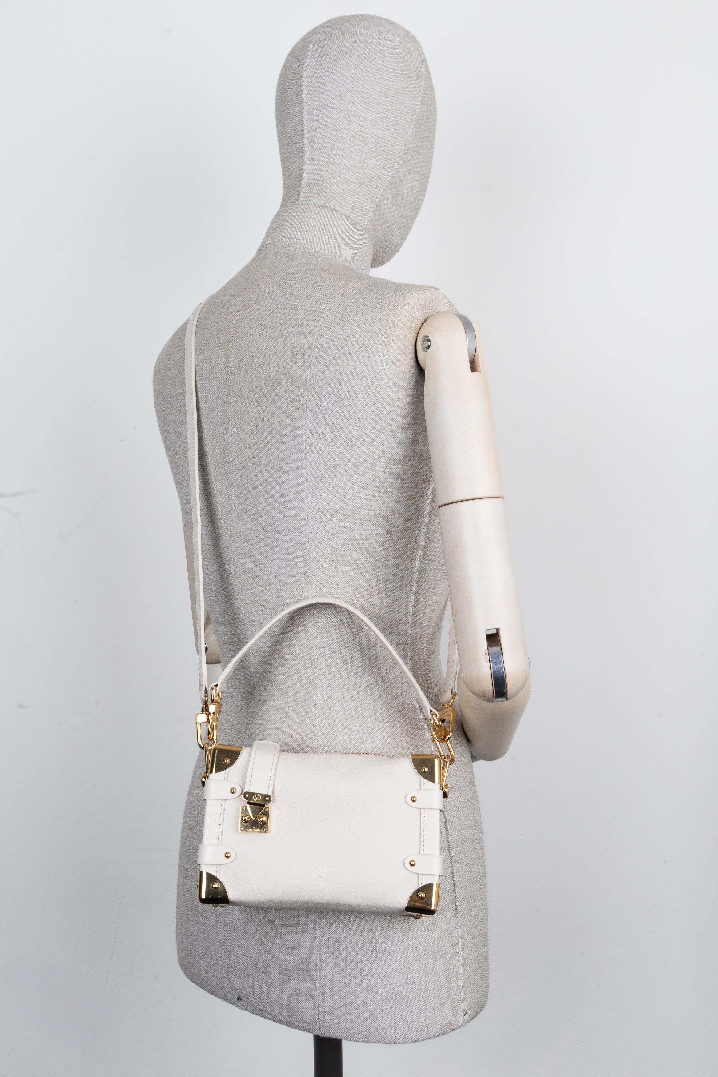 LOUIS VUITTON Soft Side Trunk PM White – REAWAKE
