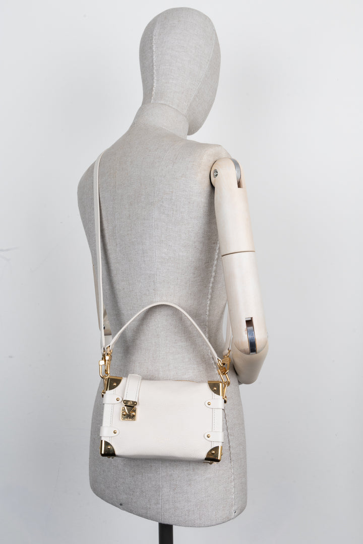 LOUIS VUITTON Soft Side Trunk PM White