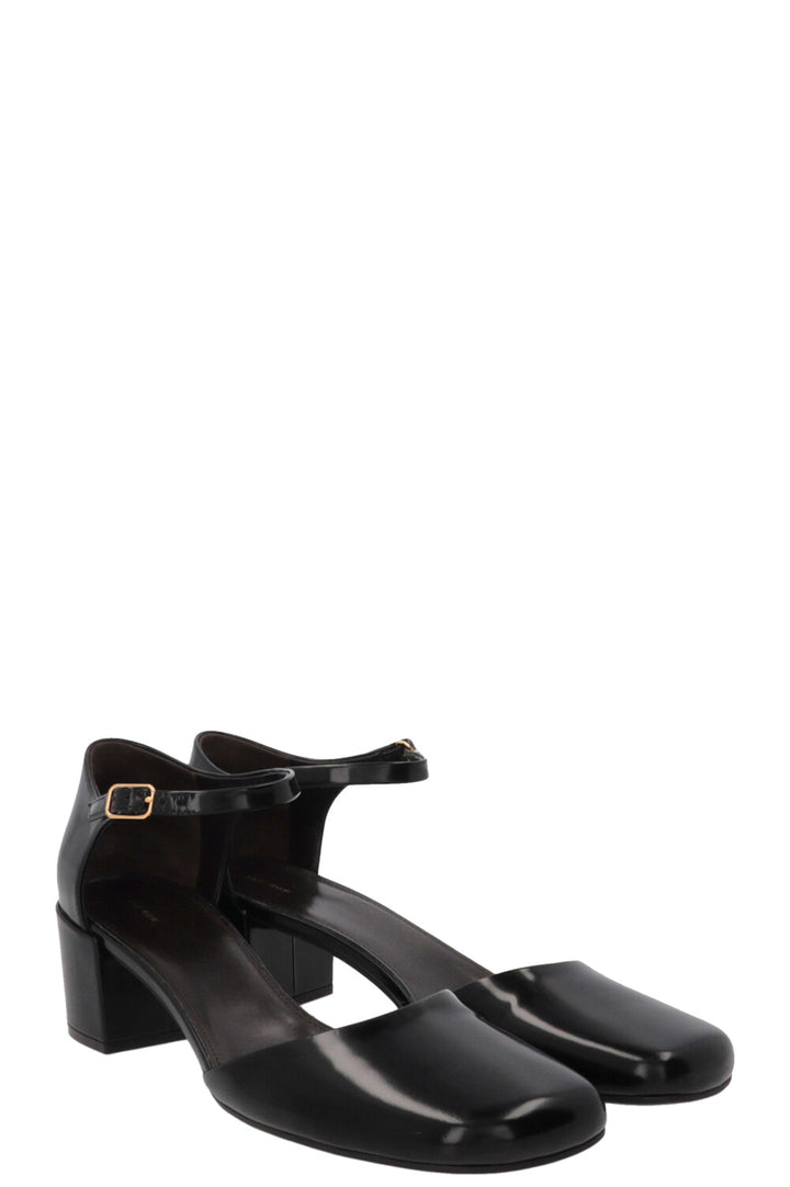 THE ROW Penelope Heels Leather Black