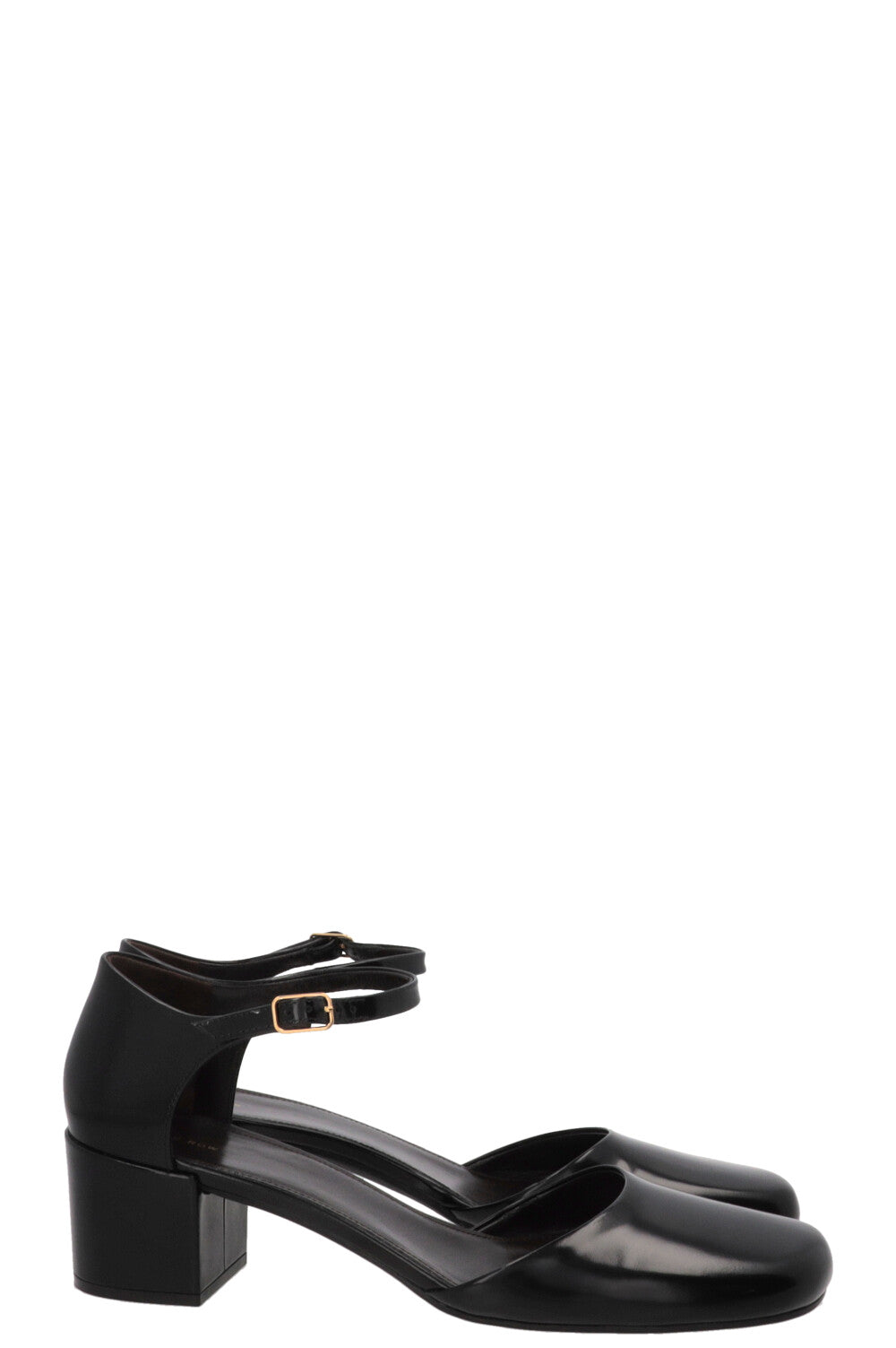 THE ROW Penelope Heels Leather Black