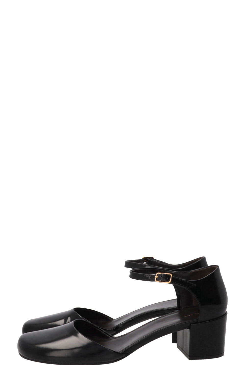 THE ROW Penelope Heels Leather Black
