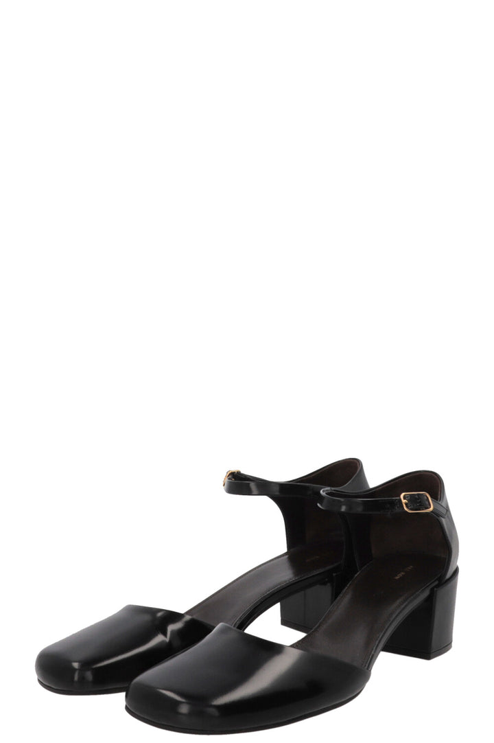 THE ROW Penelope Heels Leather Black